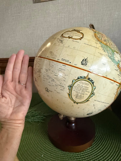 Vintage Replogle "World Classic Series" 12-Inch Desktop World Globe
