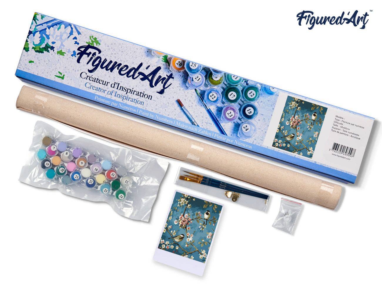 Paint by numbers - Flowers and Birds
