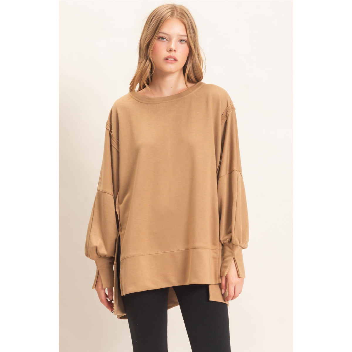 Oversized Crew Neck Sweatshirt