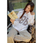 Oversized Number Knit Sweater