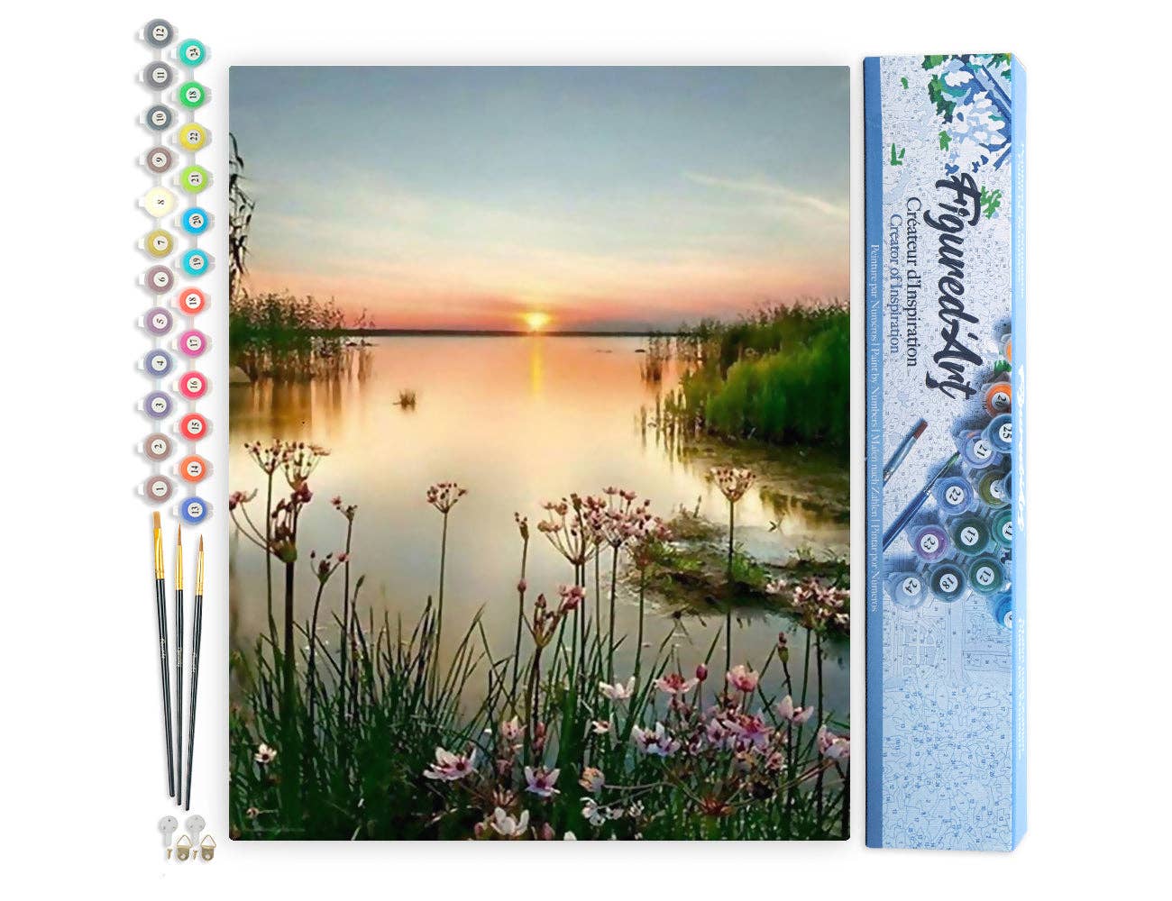 Paint by numbers - Peaceful Lake
