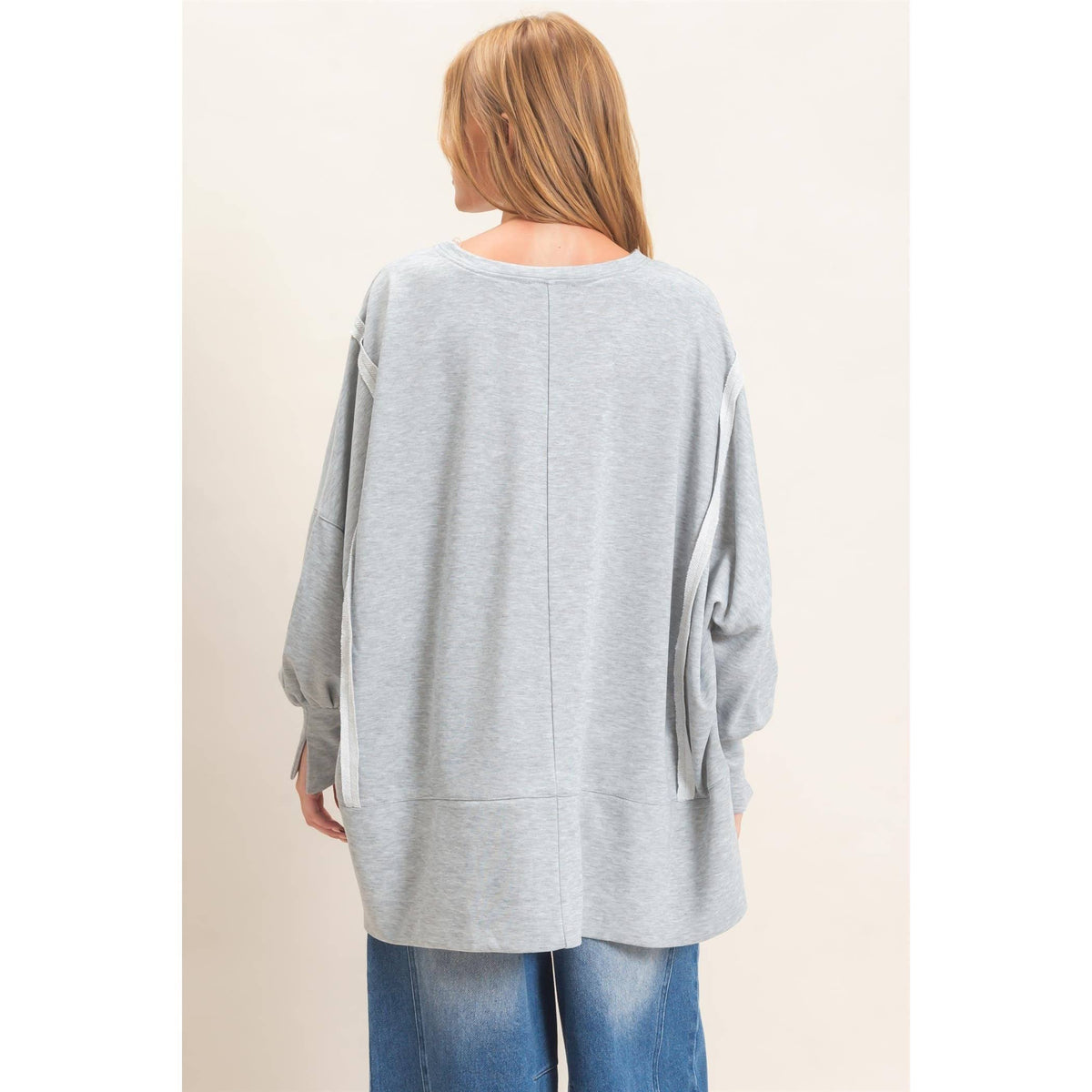 Oversized Crew Neck Sweatshirt