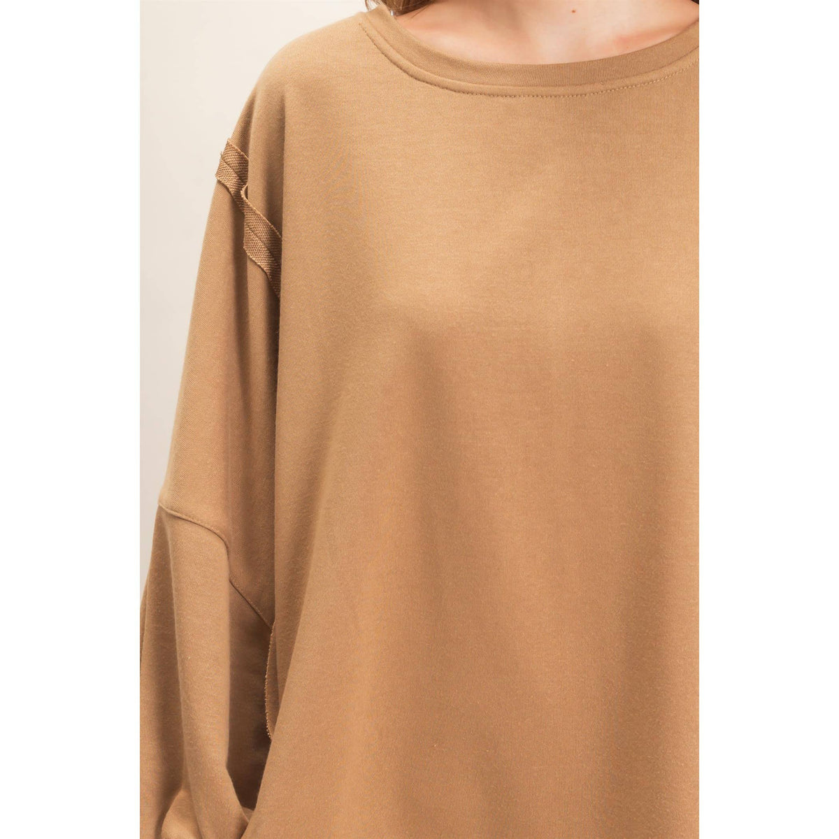 Oversized Crew Neck Sweatshirt
